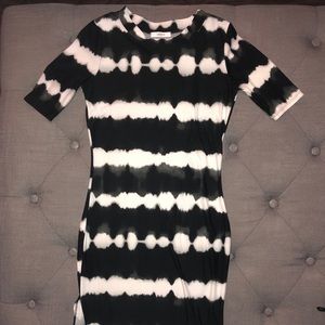 Knee length bodycon dress